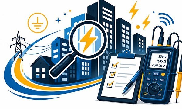 Pomiary elektryczne dla hal i magazynów Połaniec